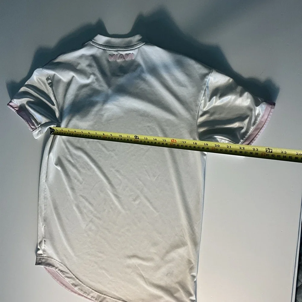 Adidas Jersey Mens Size M White Pink Inter Miami CF Away Soccer